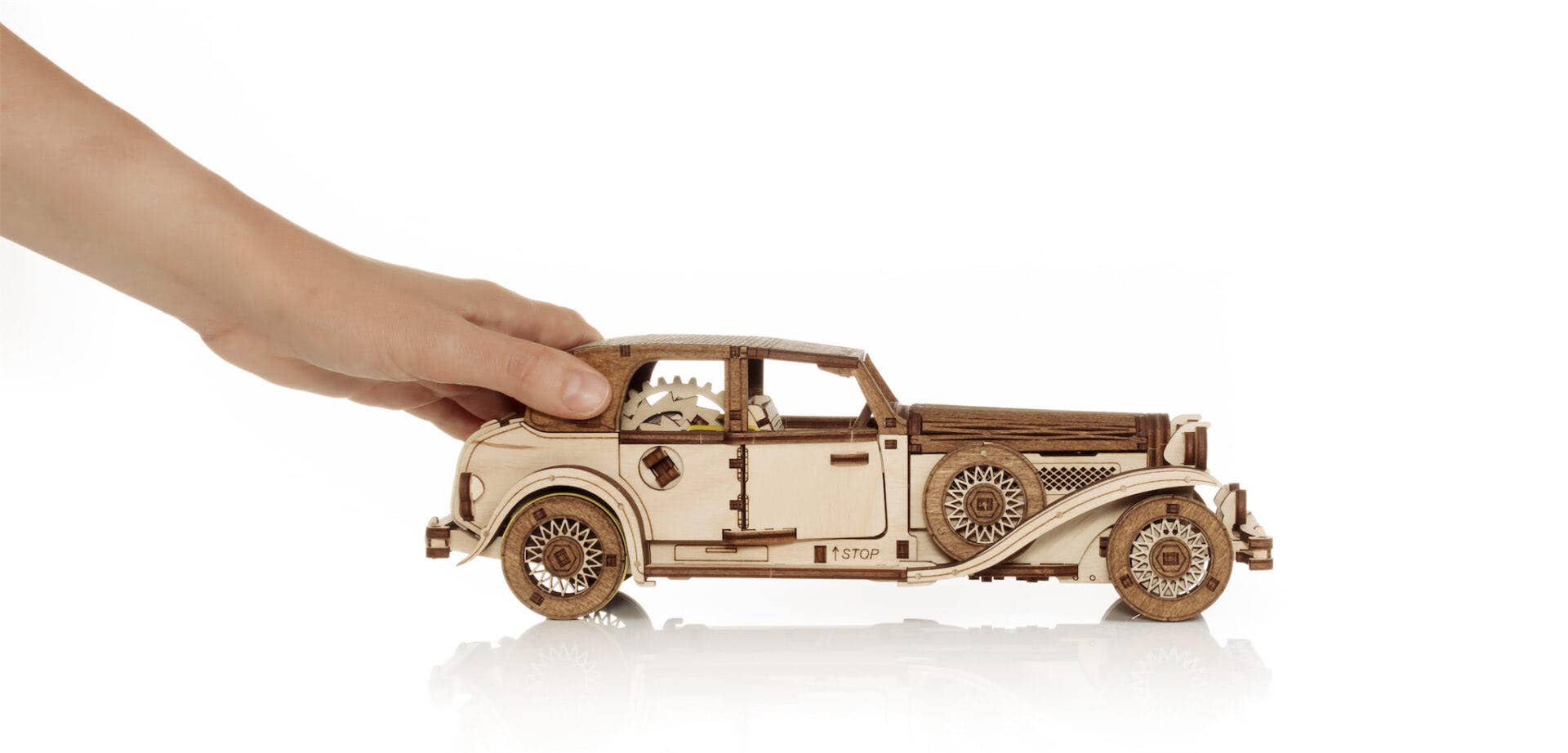 EWA Ferdinand A Mechanical Wooden Car