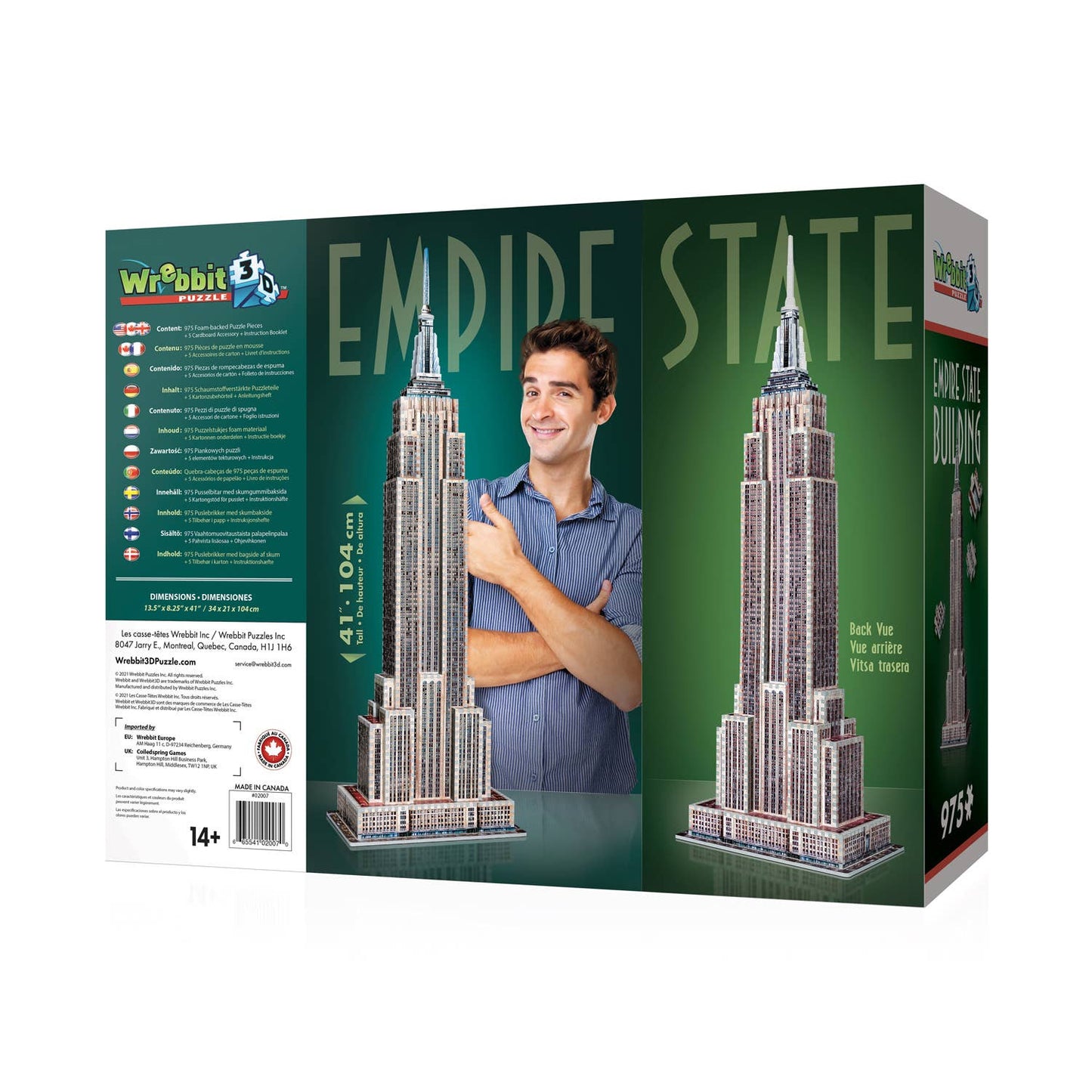 Wrebbit3D Empire State Building 3D Puzzle