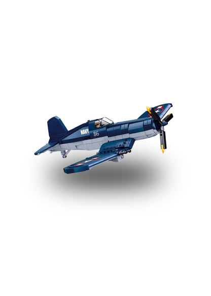 Sluban F4U Fighter Plane Building Brick Set