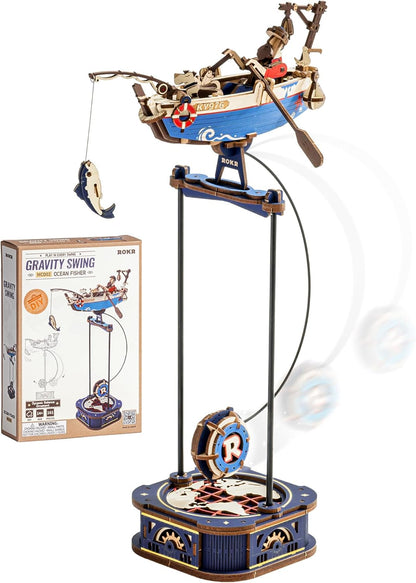 ROKR Ocean Fisher Balance Toy 3D Wooden Puzzle