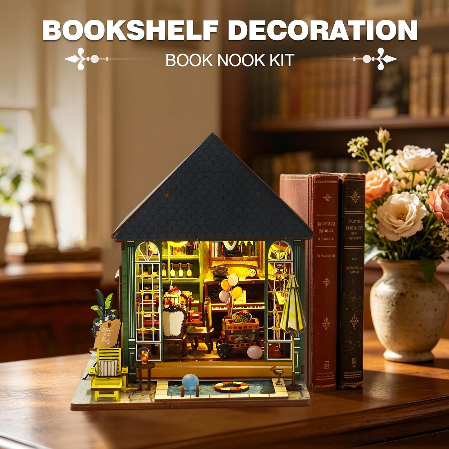 Pool Party DIY Miniature House Kit