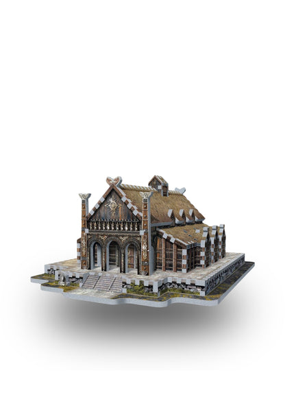 Wrebbit3D The Golden Hall (Edoras) 3D Puzzle