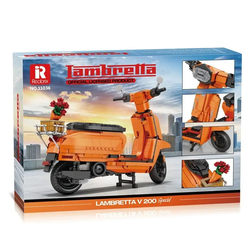 ReoBrix Lambretta V 200 Special Block Set, Orange