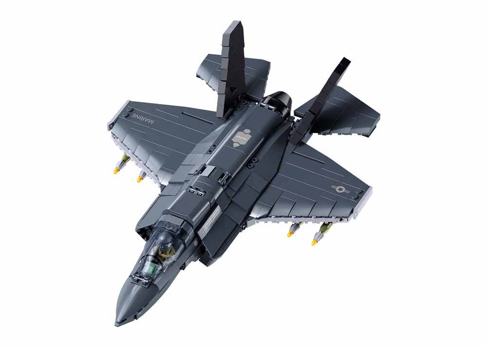 Sluban F-35 Fighter Jet Building Brick Set