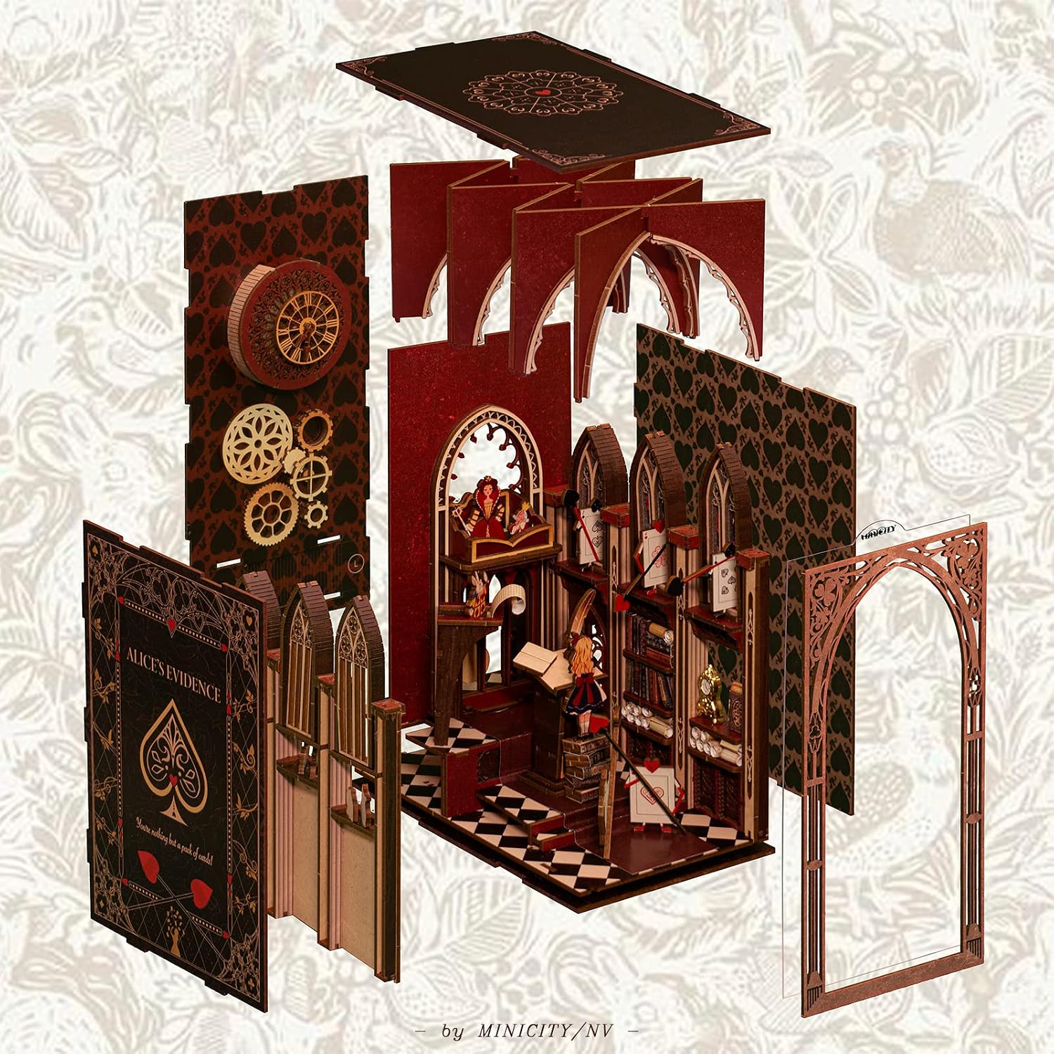 Minicity Alice's Evidence — DIY Book Nook Kit