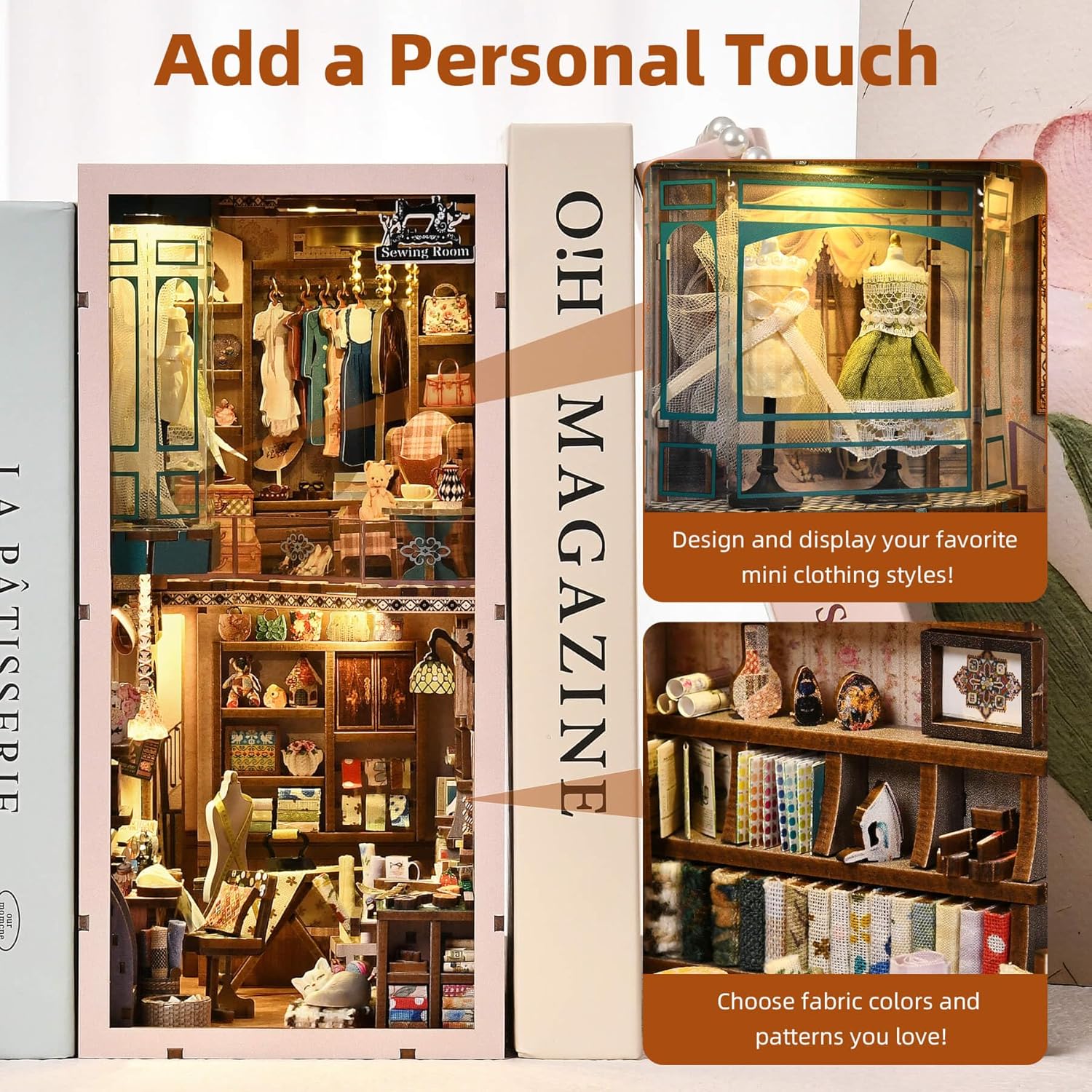 Fifijoy Sewing Room Book Nook Kit
