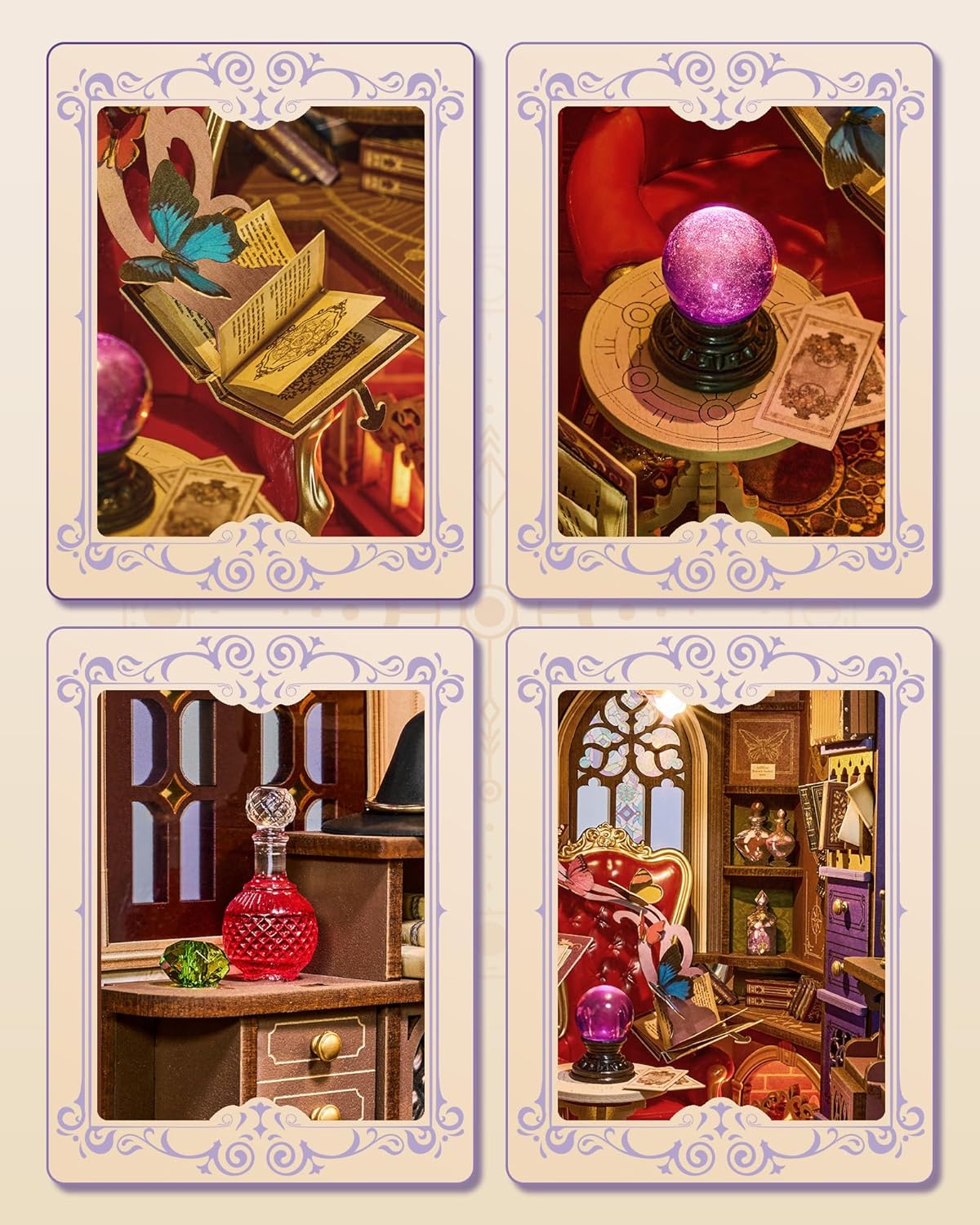 Rolife Magic Fantasy Corner Book Nook Kit