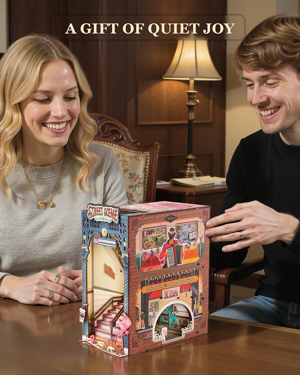 Rolife Urban Street Scene Book Nook Kit