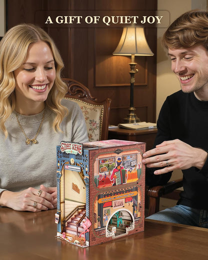 Rolife Urban Street Scene Book Nook Kit