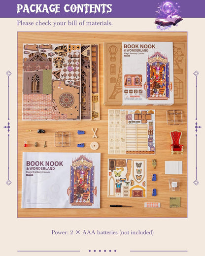 Rolife Magic Fantasy Corner Book Nook Kit