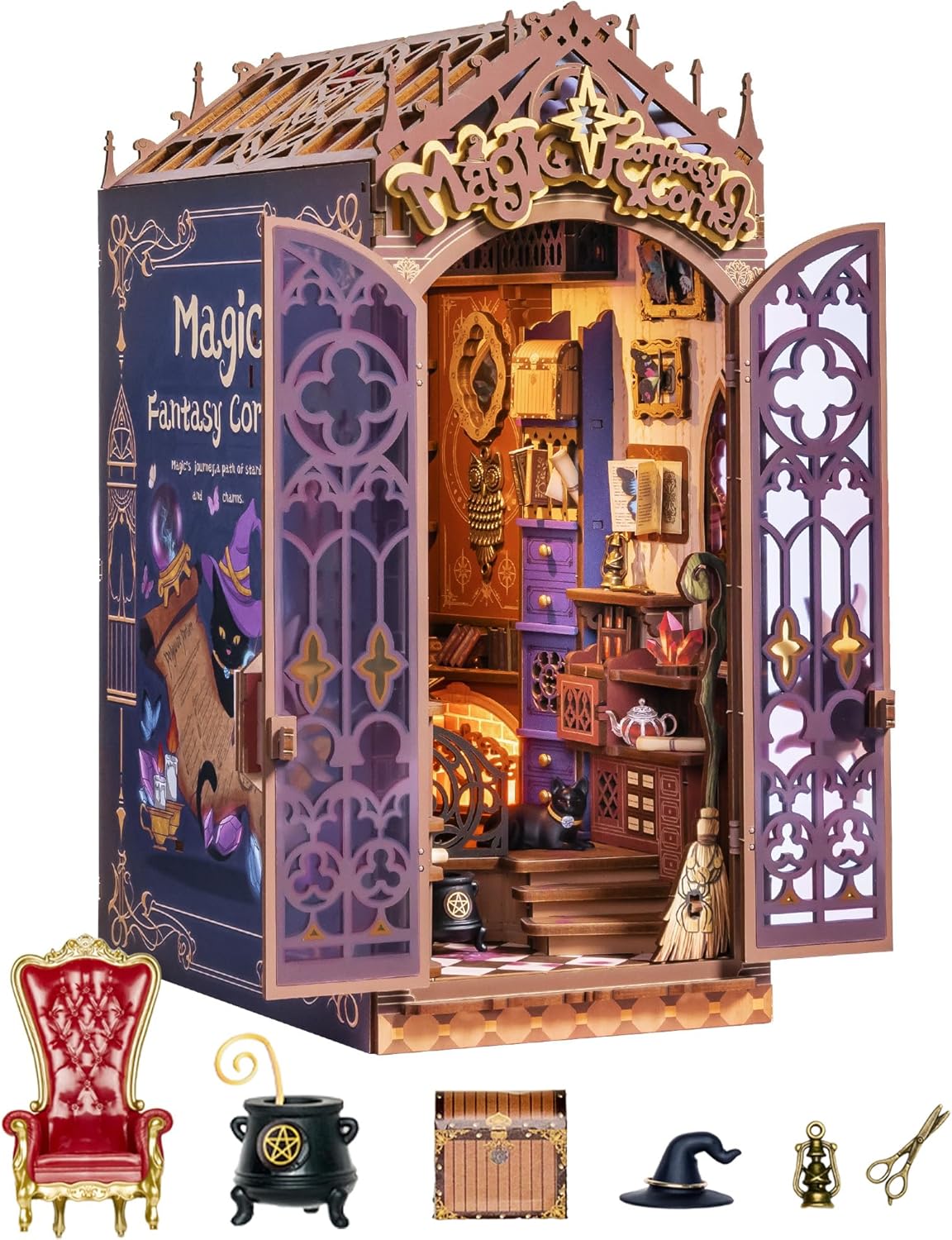 Rolife Magic Fantasy Corner Book Nook Kit
