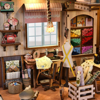 Fifijoy Sewing Room Book Nook Kit