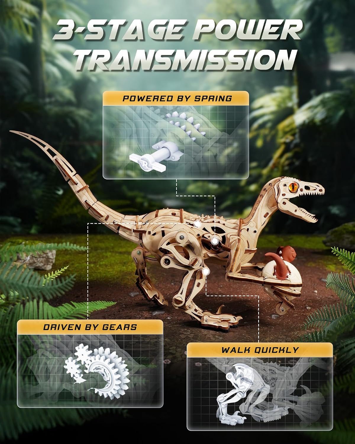 ROKR Velociraptor Mechanical Kit