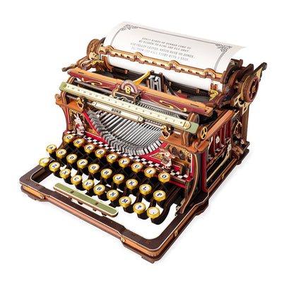 ROKR Mechanical Typewriter (Magic Version) 3D Wooden Puzzle