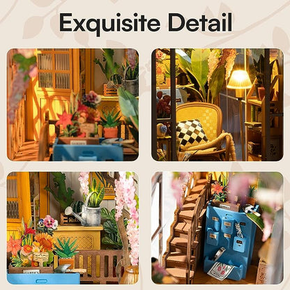 Rolife Garden House Book Nook Kit