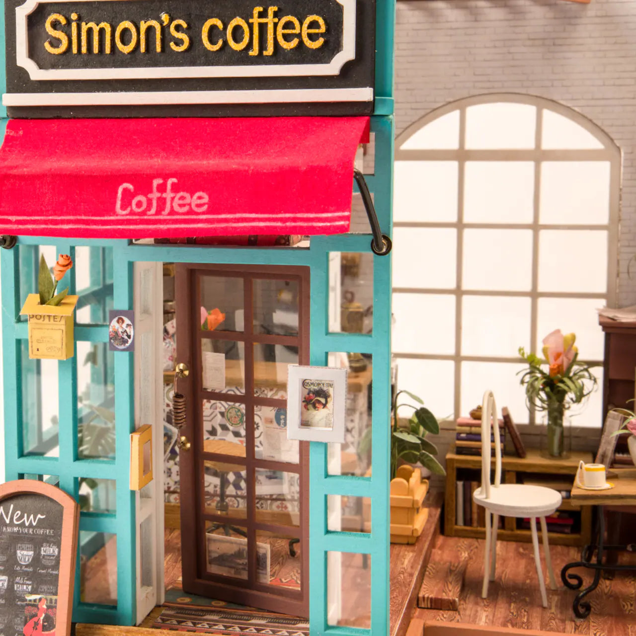Rolife Simon's Coffee Shop DIY Miniature House Kit