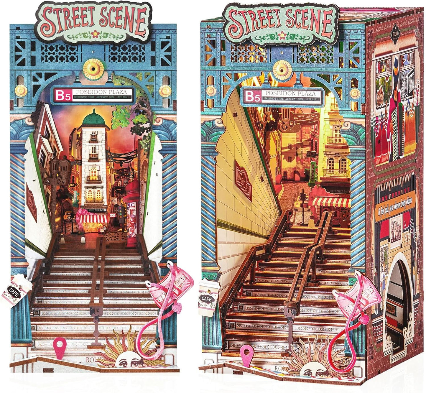 Rolife Urban Street Scene Book Nook Kit