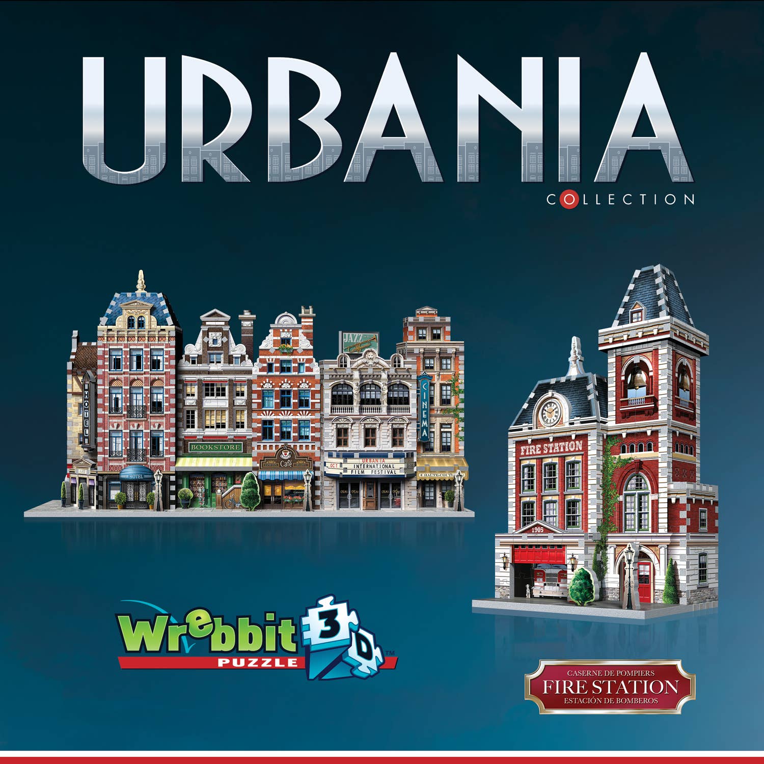 Wrebbit3D Urbania The Fire Station 3D Puzzle