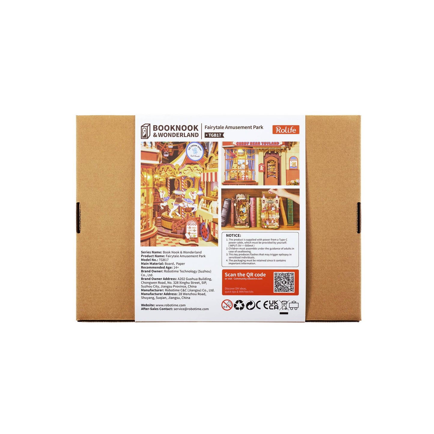 Rolife Fairytale Amusement Park Book Nook Kit