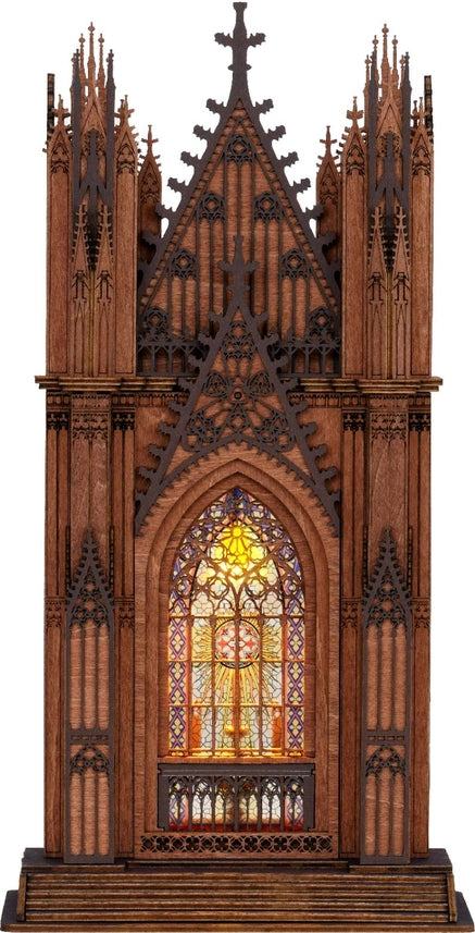 Rolife Twin-Tower Cathedral DIY Miniature House Kit