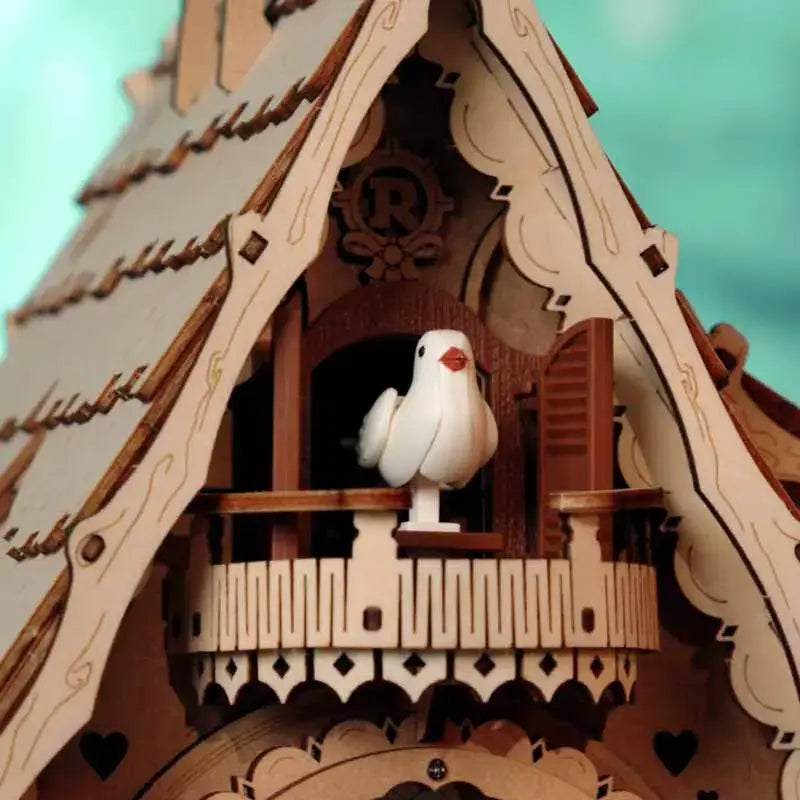 ROKR Cuckoo Clock (Natural Wood) Mechanical Kit