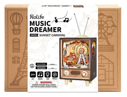 Rolife Sunset Carnival Music Box