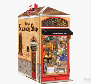 Rolife Wisdom Stationery Shop Book Nook Kit
