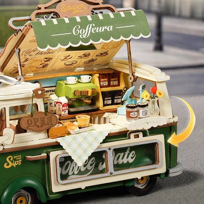 Rolife Leo's Coffee Truck DIY Miniature Kit