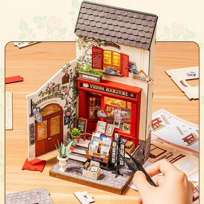 Rolife Vienna Bookstore DIY Book Nook