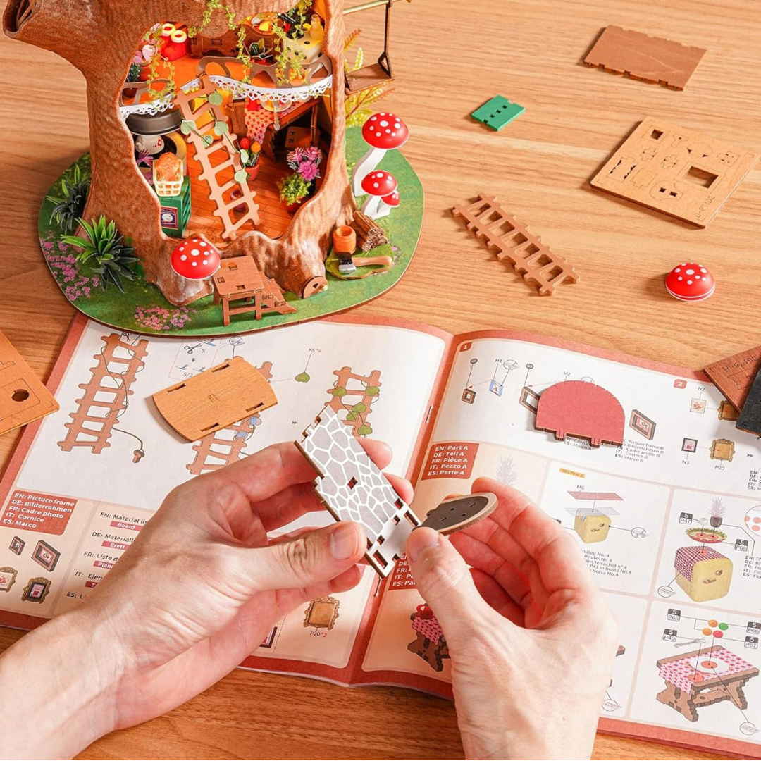 Rolife Fairytale Tree House DIY Miniature House Kit