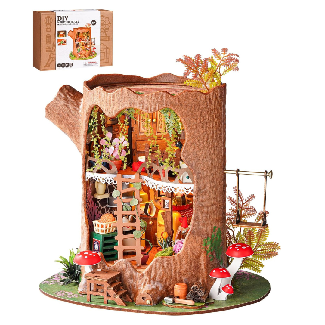 Rolife Fairytale Tree House DIY Miniature House Kit