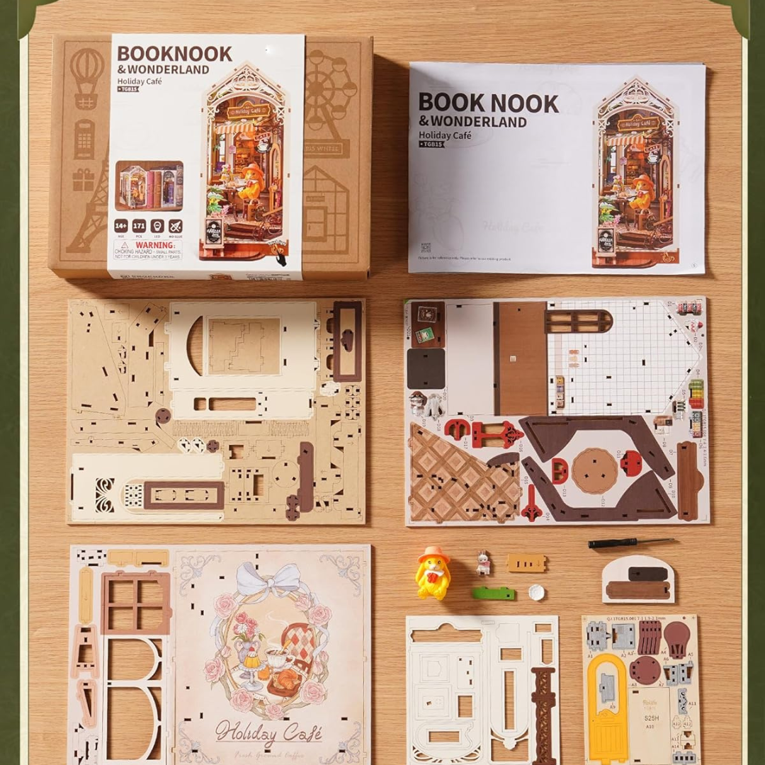 Rolife Holiday Cafe Book Nook