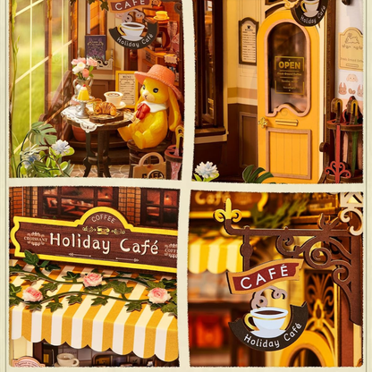 Rolife Holiday Cafe Book Nook
