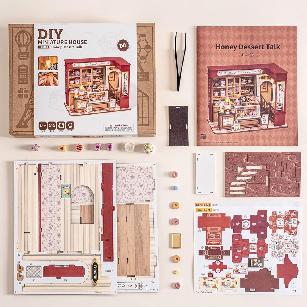 Rolife Honey Dessert Talk DIY Miniature House Kit