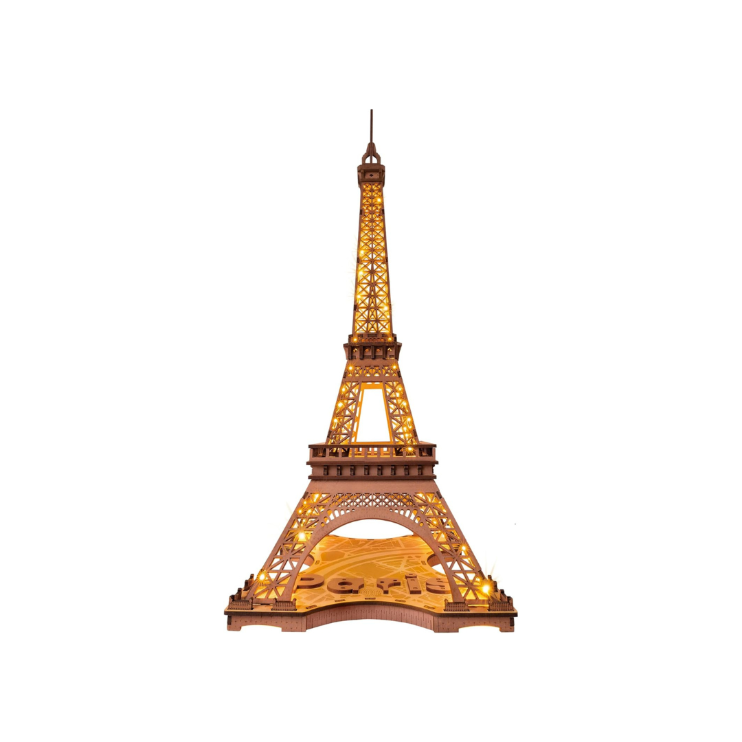 Rolife Night of the Eiffel Tower Wooden Model