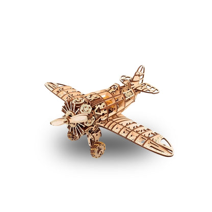 EWA Airplane Mechanical Wooden Model