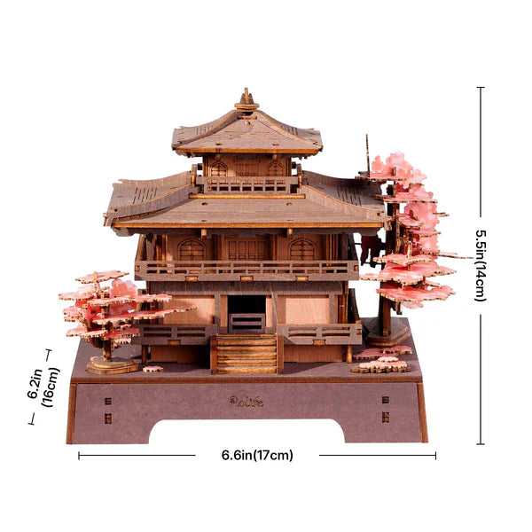 Rolife Sakura Pavilion DIY Miniature House Kit