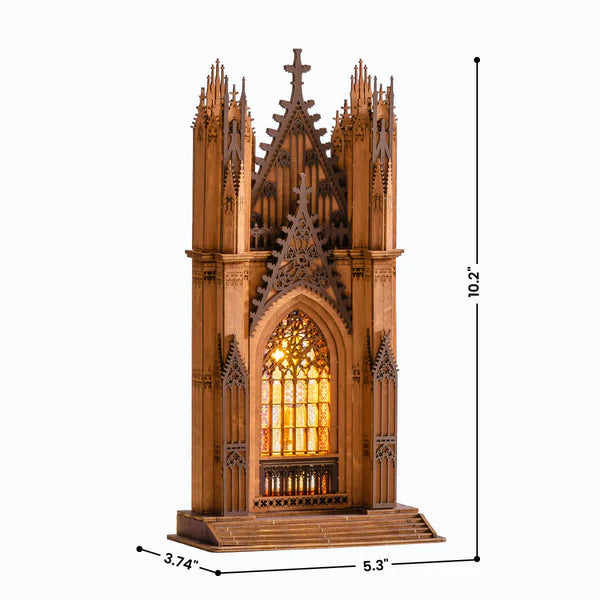 Rolife Twin-Tower Cathedral DIY Miniature House Kit