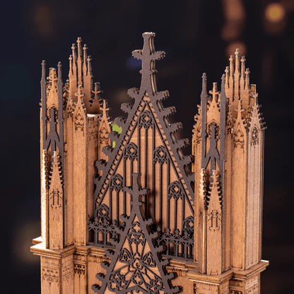 Rolife Twin-Tower Cathedral DIY Miniature House Kit