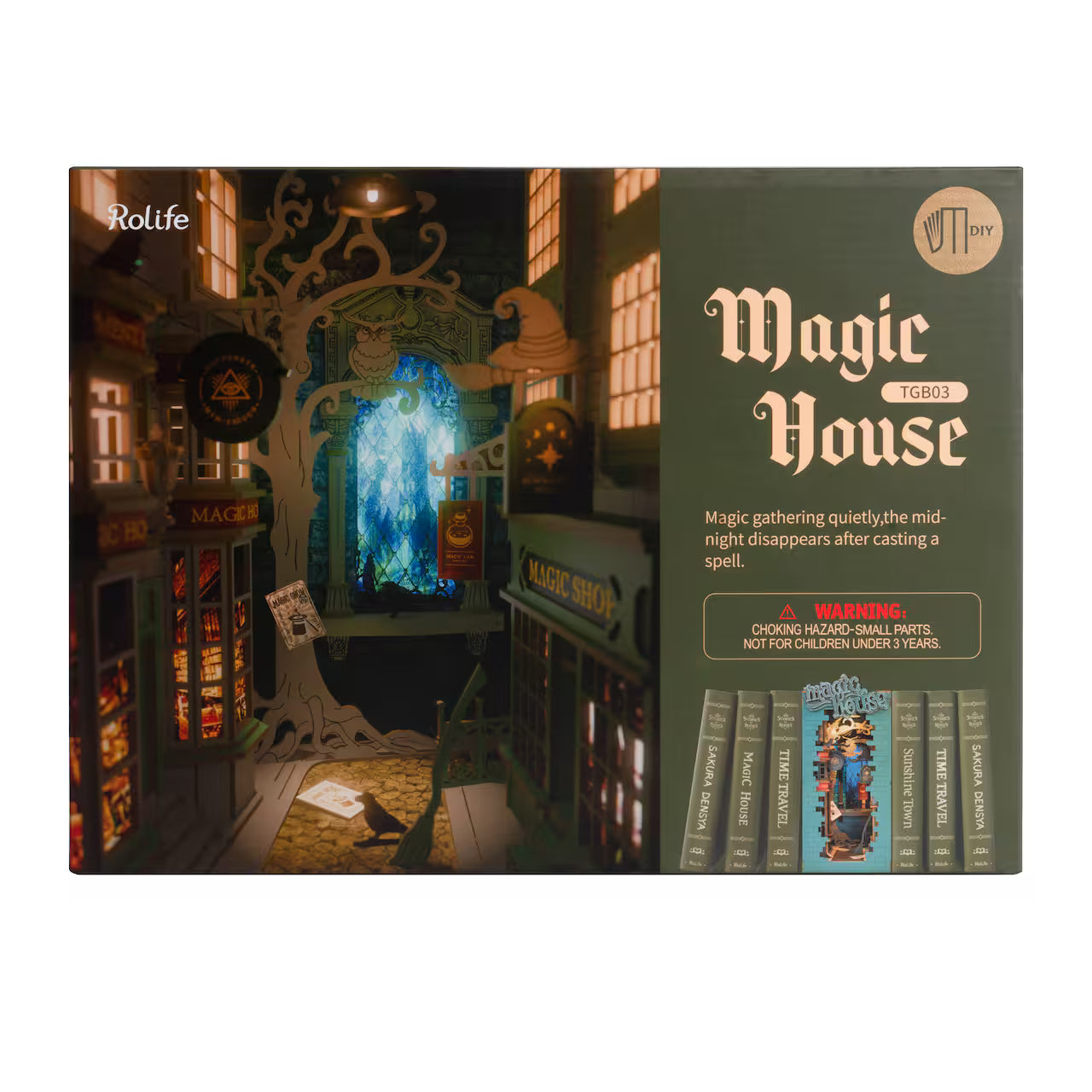 Rolife Magic House Book Nook Kit