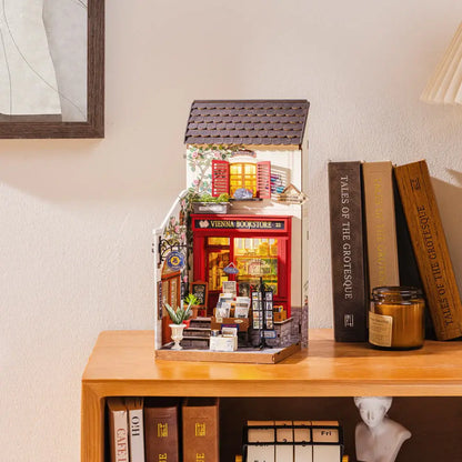 Rolife Vienna Bookstore DIY Book Nook
