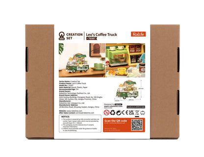 Rolife Leo's Coffee Truck DIY Miniature Kit