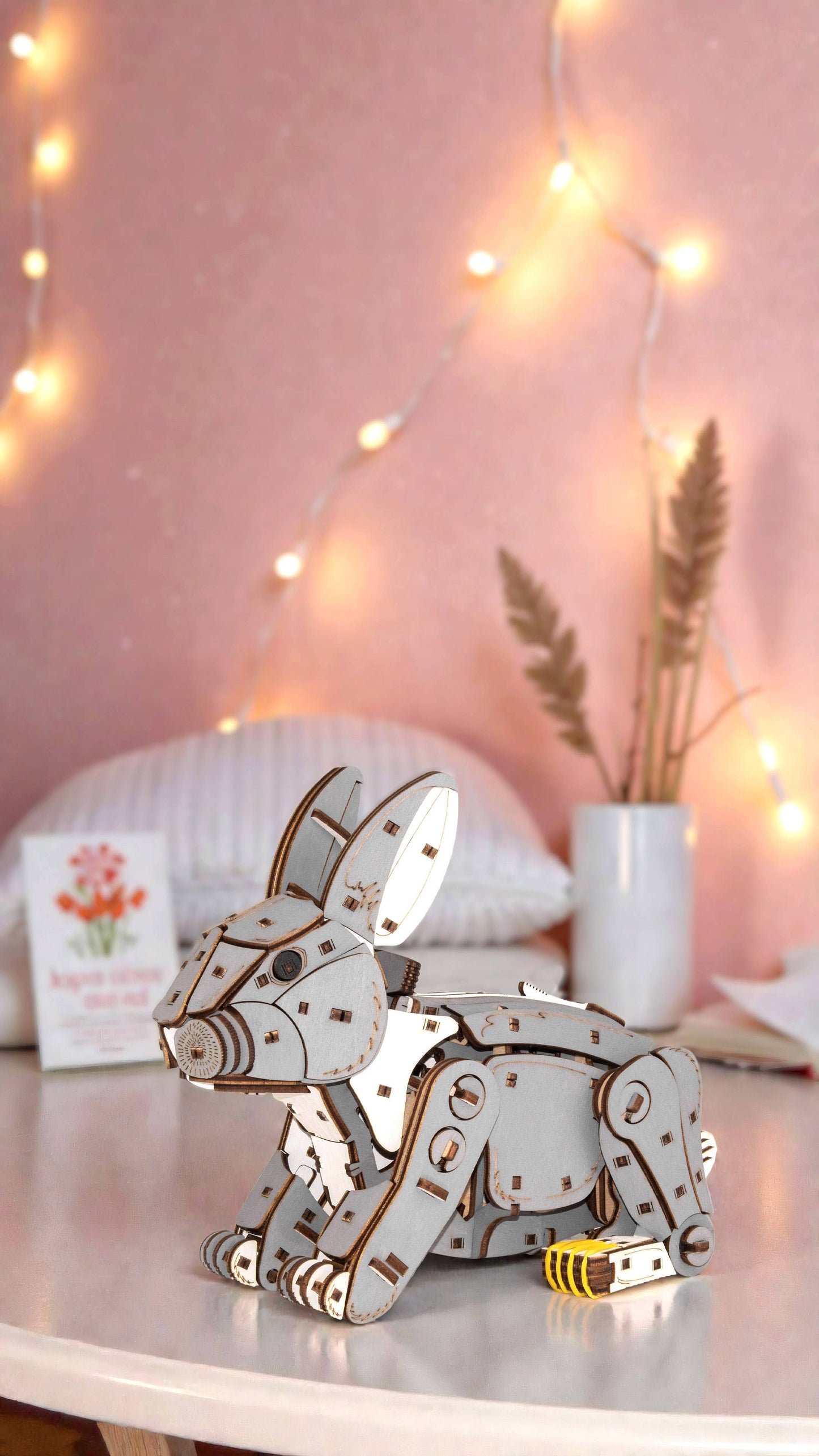 EWA Mechanical Wooden Rabbit Mechanical Kit
