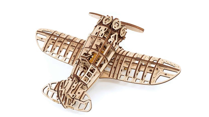 EWA Airplane Mechanical Wooden Model