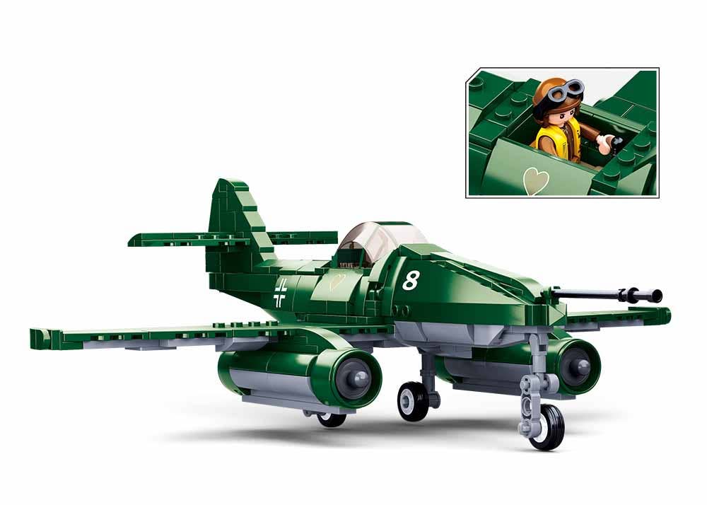 Sluban ME-262 Fighter Plane Building Brick Set