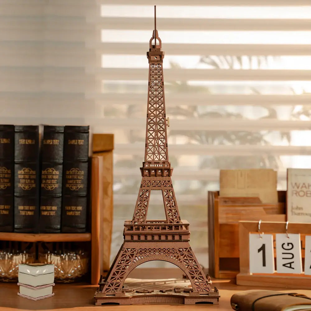 Rolife Night of the Eiffel Tower Wooden Model