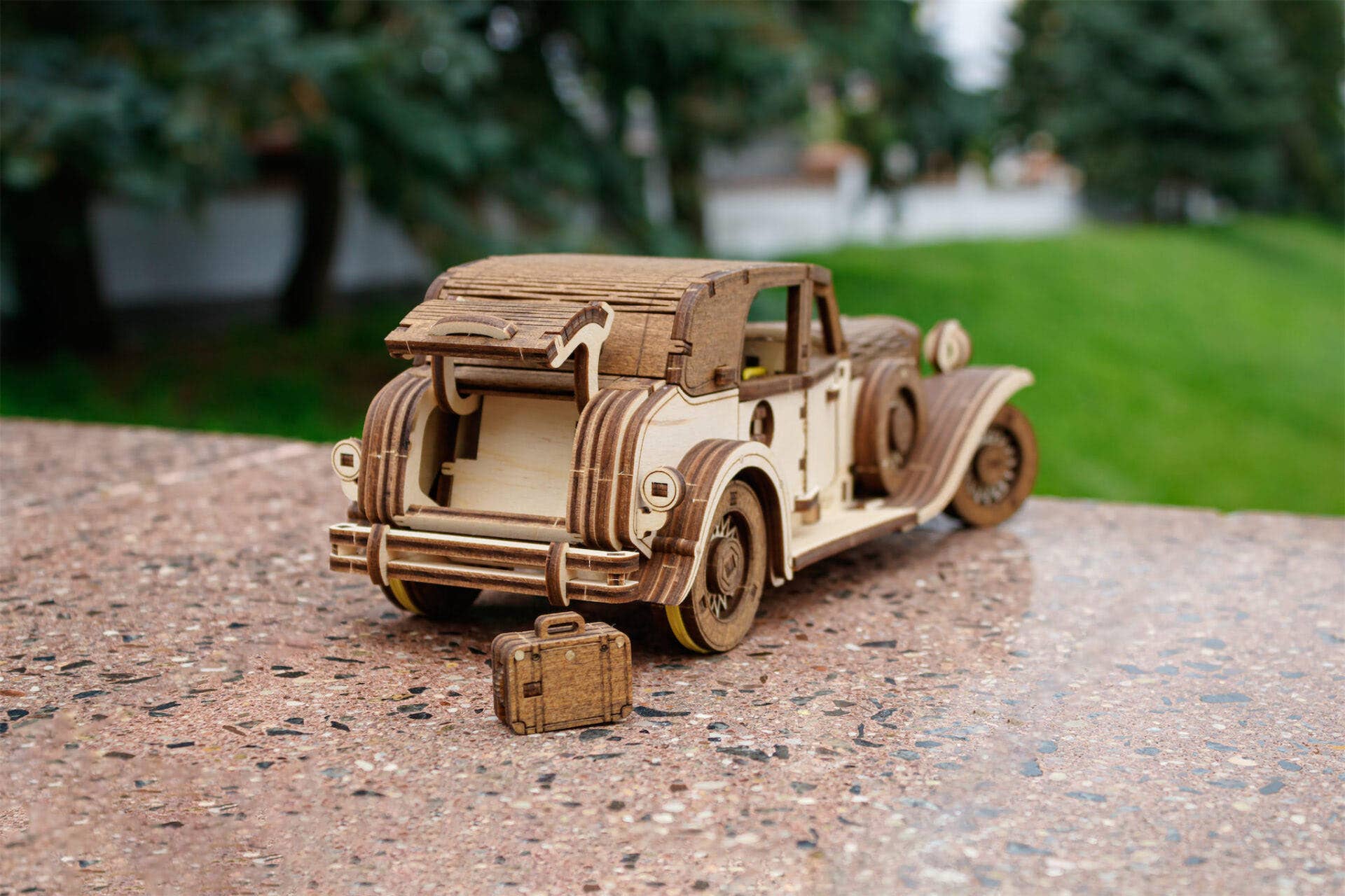EWA Ferdinand A Mechanical Wooden Car