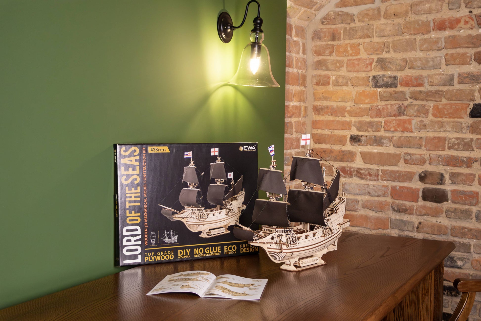 EWA Lord of the Seas Wooden Ship Model