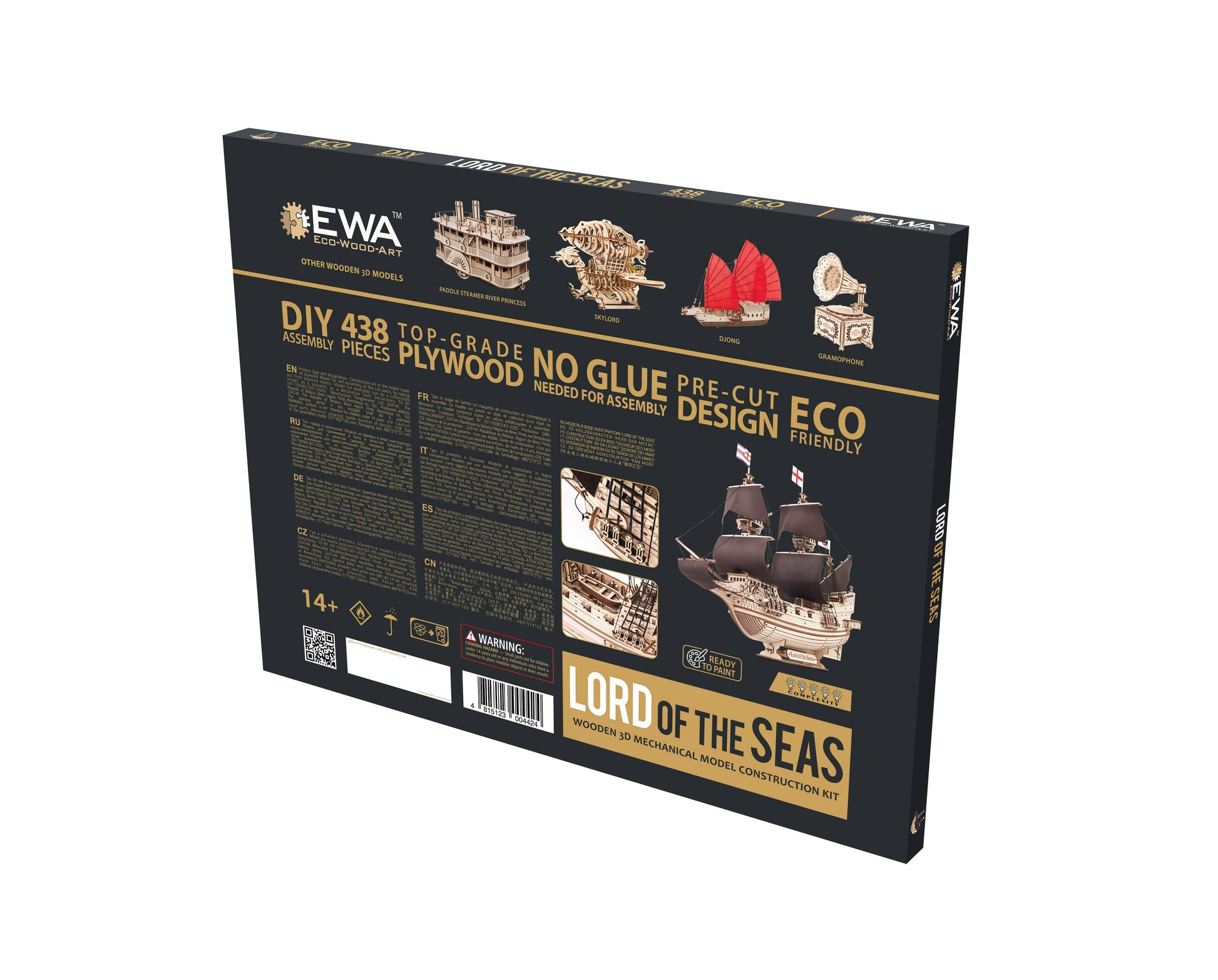 EWA Lord of the Seas Wooden Ship Model