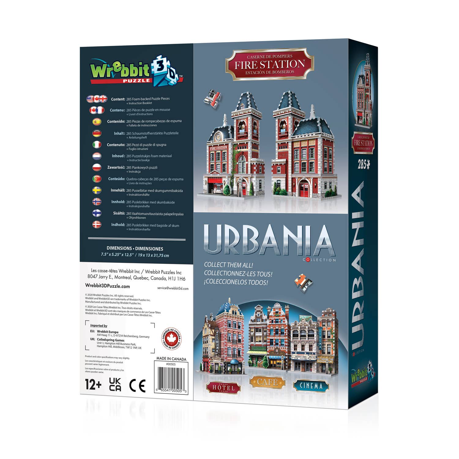 Wrebbit3D Urbania The Fire Station 3D Puzzle